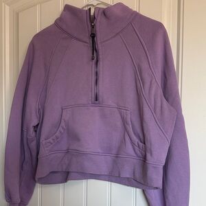 lululemon athletica Lavender Half-Zip Pullover Hoodie